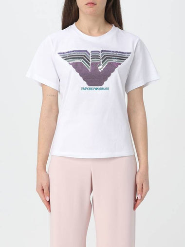 T-shirt Emporio Armani in cotone con logo - EMPORIO ARMANI - BALAAN 1