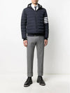 Poly Twill Down Filled 4-Bar Ski Padding Navy - THOM BROWNE - BALAAN 3