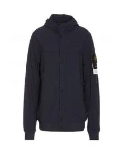 Light Soft Shell R E Dye Technology In Recycled Polyester Hooded Jacket Black - STONE ISLAND - BALAAN 2