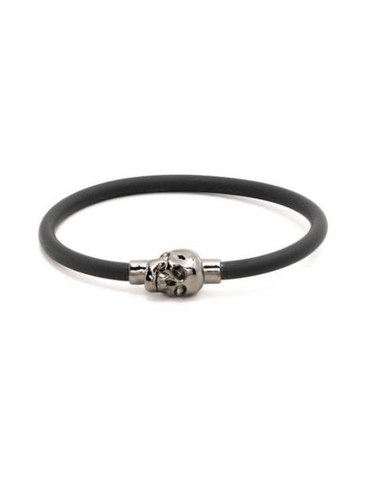 Skull Rubber Bracelet Black - ALEXANDER MCQUEEN - BALAAN 2