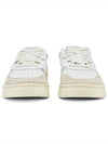 Medalist Goatskin Low Top Sneakers White - AUTRY - BALAAN 4