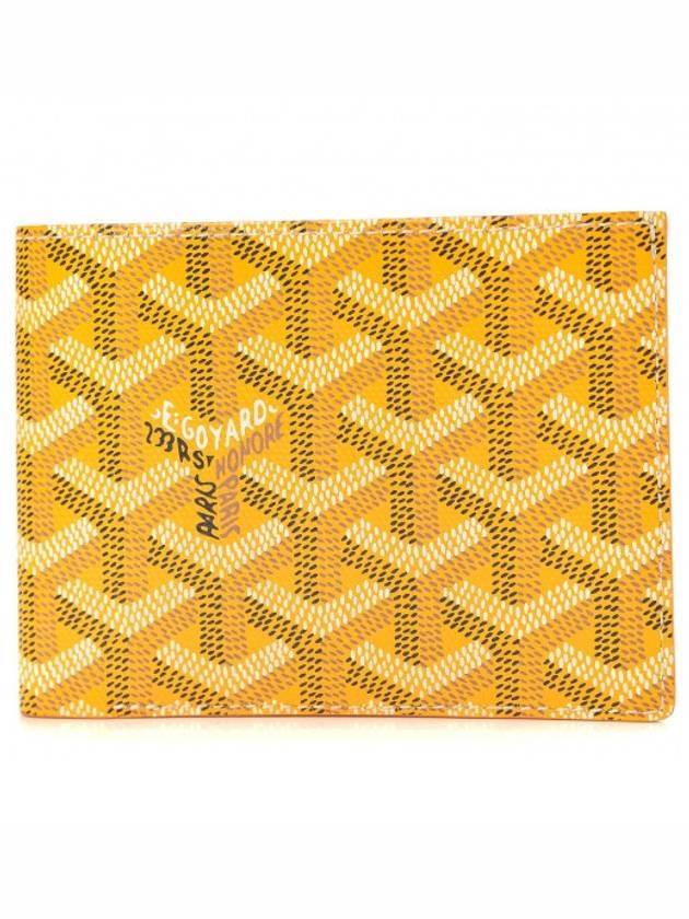 Victoire halfwallet yellow - GOYARD - BALAAN 1