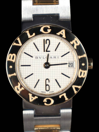 Women s BB 23 18K Yellow Gold Combi Steel Quartz Watch gt Gangbuk used luxury goods - BVLGARI - BALAAN 2