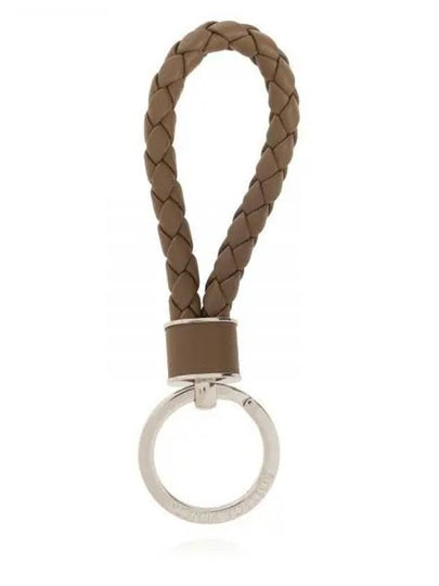 Intrecciato Leather Key Holder Brown - BOTTEGA VENETA - BALAAN 2