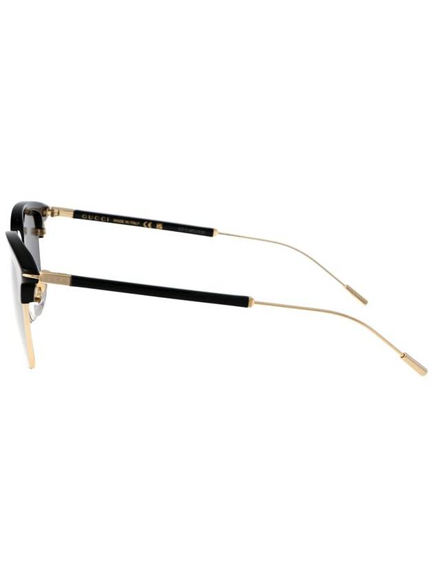 Eyewear Logo Sunglasses Gold Black - GUCCI - BALAAN 4