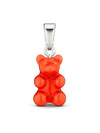 Nostalgia Bear Pendant Classic Sangria Silver Women Charm - CRYSTAL HAZE - BALAAN 1