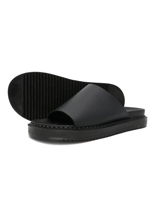 Height 4cm Cushion Slippers Black - SUPENER - BALAAN 1