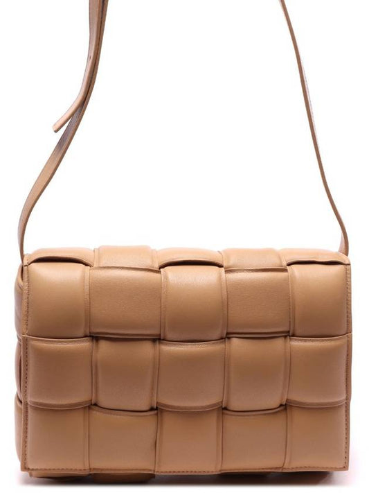 Gold Padded Cassette Cross Bag Almond - BOTTEGA VENETA - BALAAN 2