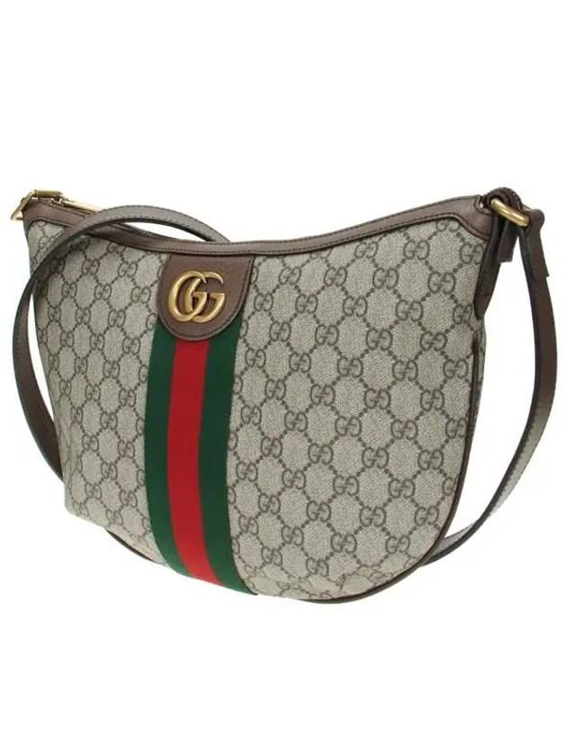 Ophidia GG Small Shoulder Bag Beige Ebony - GUCCI - BALAAN 3