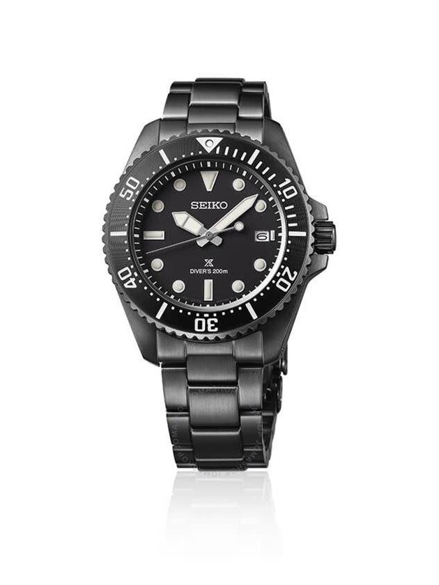 Seiko Prospex Solar Black Dial Men's Watch SNE599 - SEIKO - BALAAN 1