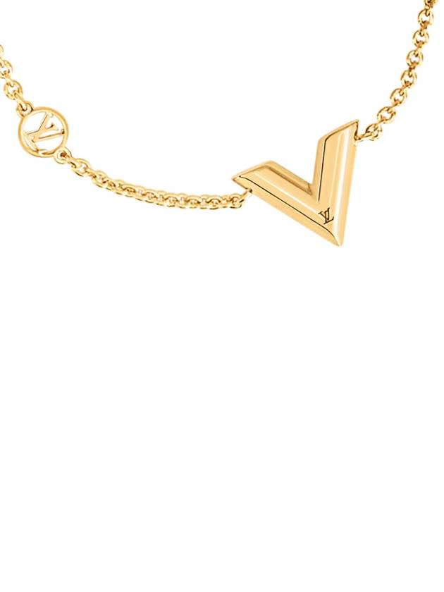 Essential V Bracelet Gold - LOUIS VUITTON - BALAAN 4