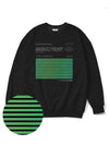 Social Stance Green Overfit Sweatshirt Black - MONSTER REPUBLIC - BALAAN 4