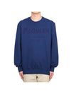 Graffiti Logo Sweatshirt Blue - ALEXANDER MCQUEEN - BALAAN 2