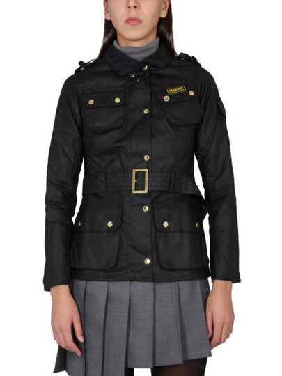 International Original Wax Jacket Black - BARBOUR - BALAAN 2