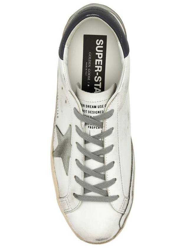 Superstar Leather Low Top Sneakers Grey White - GOLDEN GOOSE - BALAAN 3