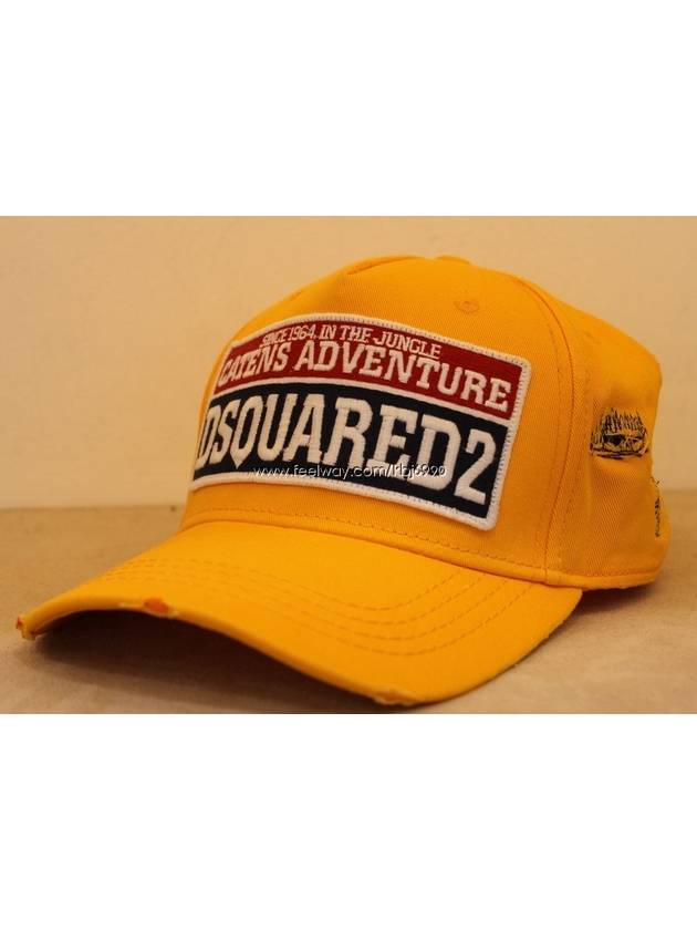 Logo Ball Cap Yellow - DSQUARED2 - BALAAN 3