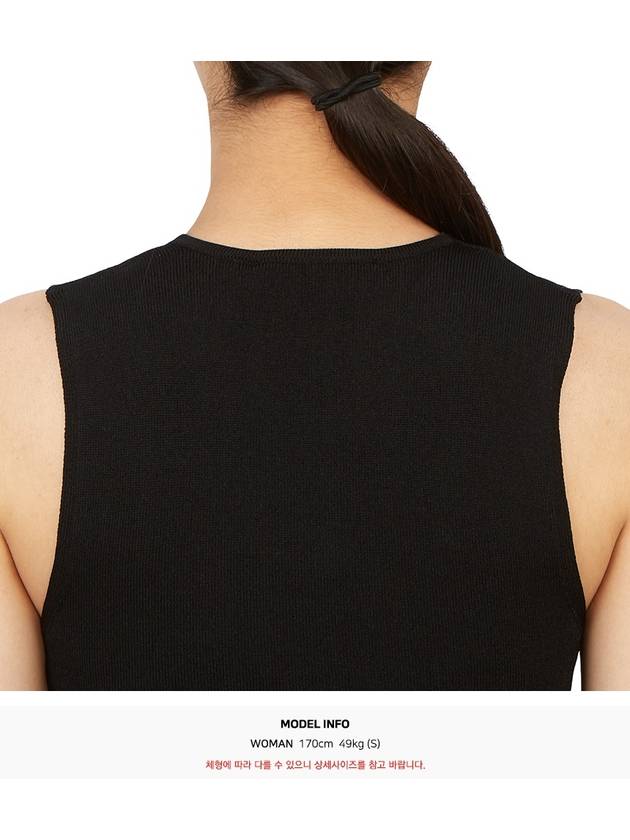 Tunica Knit Sleeveless Black - MAX MARA - BALAAN 8