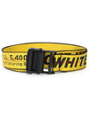 11Th Anniversary Industrial Logo Belt Yellow - OFF WHITE - BALAAN 1