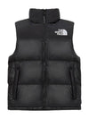 Winter padded vest Nupsi on ball black NV3NQ53A - THE NORTH FACE - BALAAN 1