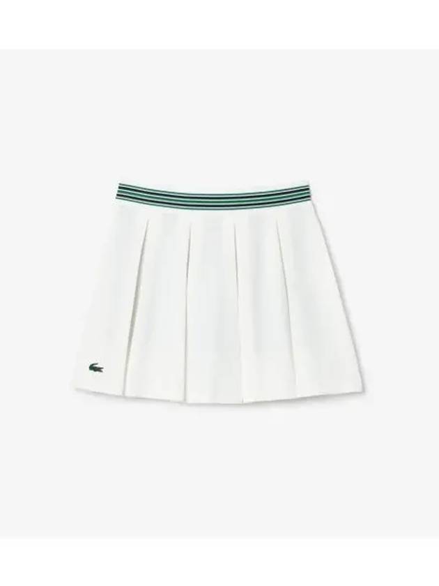 Women s Tennis Basic Pleated Skirt White - LACOSTE - BALAAN 1