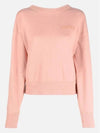 Shad Logo Print Sweatshirt Light Pink - ISABEL MARANT - BALAAN 4