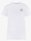 Flower Fox Patch Classic Short Sleeve T-Shirt White - MAISON KITSUNE - BALAAN 2