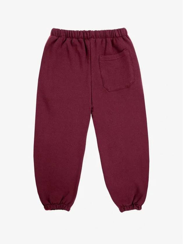 Kids BC Vintage Jogging Training Pants Burgundy - BOBO CHOSES - BALAAN 3