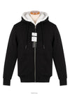 Classic Bunny Fur Zip-up Hoodie Black - MOOSE KNUCKLES - BALAAN 3