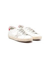 Superstar Young Red Tab Leather Low Top Sneakers White - GOLDEN GOOSE - BALAAN 1