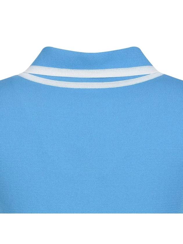 Collar neck sleeveless T-shirt MK3MV320BLU - P_LABEL - BALAAN 5