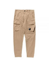 50 Fili Stretch Lens Wappen Cargo Straight Pants Beige - CP COMPANY - BALAAN 2