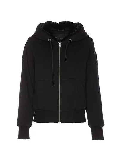 Classic Bunny Zip Up Hoodie Black - MOOSE KNUCKLES - BALAAN 2