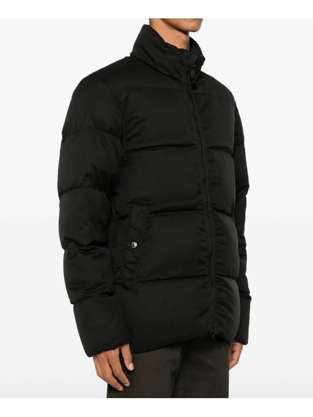 453F3 Ghost Padding Down Jacket Black - STONE ISLAND - BALAAN 3