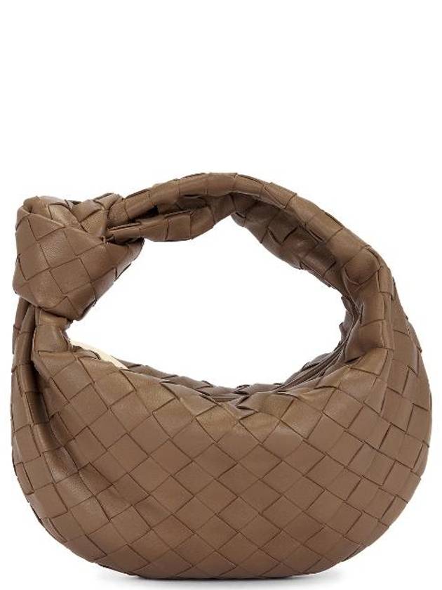 Jodie Intrecciato Small Tote Bag Taupe - BOTTEGA VENETA - BALAAN 2