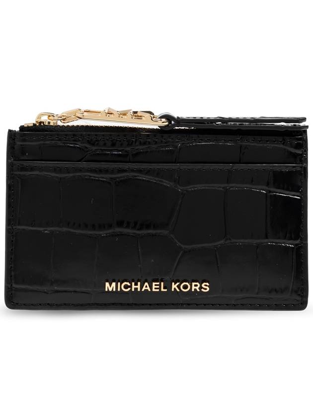 Michael Michael Kors Wallet With Logo, Women's, Black - MICHAEL KORS - BALAAN 1