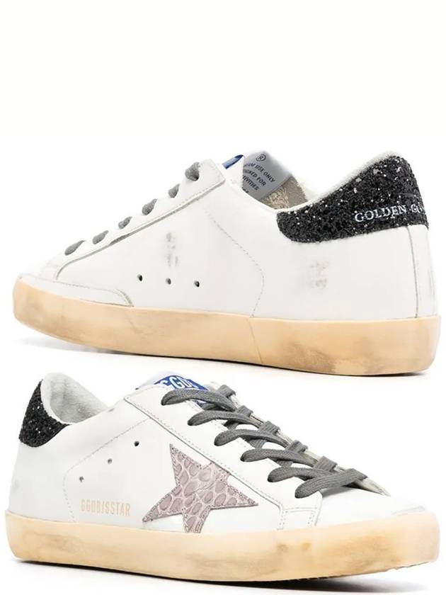 Superstar Glitter Low Top Sneakers White - GOLDEN GOOSE - BALAAN 2