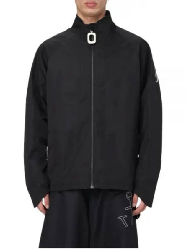 Logo Print Zip-up Track Jacket Black - JW ANDERSON - BALAAN 2