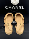 Two tone slingback low heel beige black G31319 - CHANEL - BALAAN 6