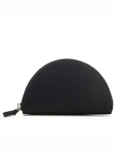 Micro Halfmoon Leather Pouch Bag Black - MAISON MARGIELA - BALAAN 2