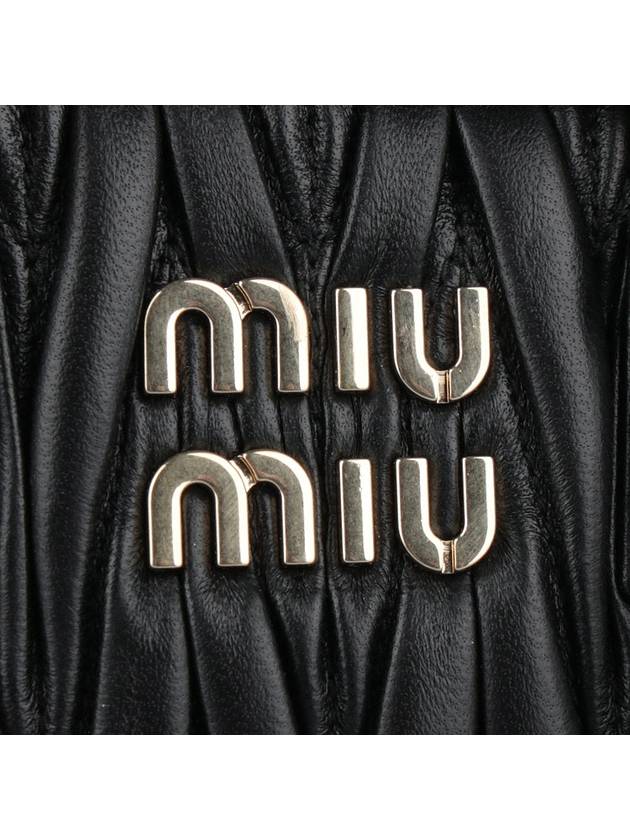 Matelasse Nappa Leather Tote Bag Black - MIU MIU - BALAAN 8