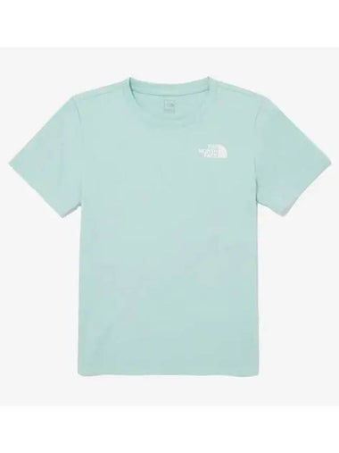 The North Face KIDS All Day Short Sleeve Round Tee NT7UQ02U PAG - THE NORTH FACE - BALAAN 1