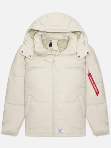 puffer parka MJH53500C1 LIMESTONE - ALPHA INDUSTRIES - BALAAN 1