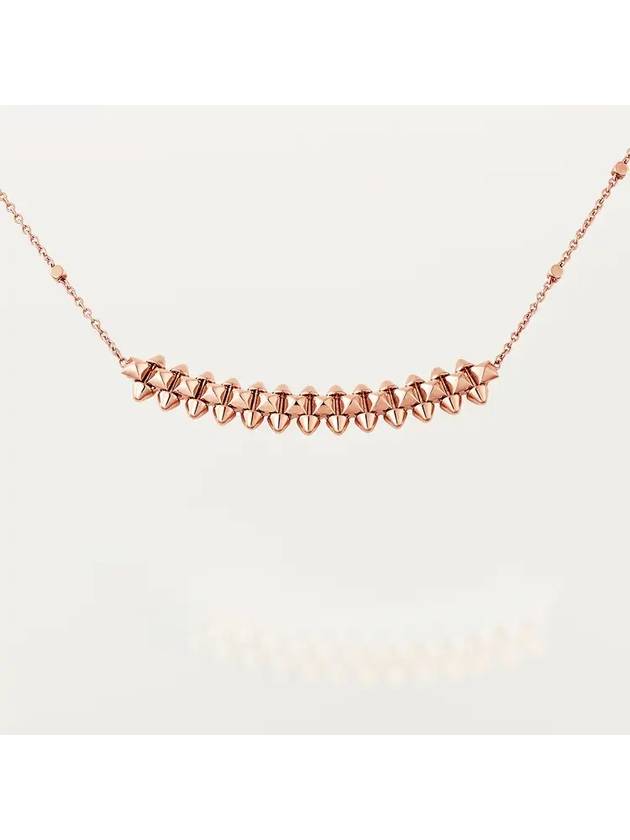 Clash De Small Necklace Rose Gold - CARTIER - BALAAN 4