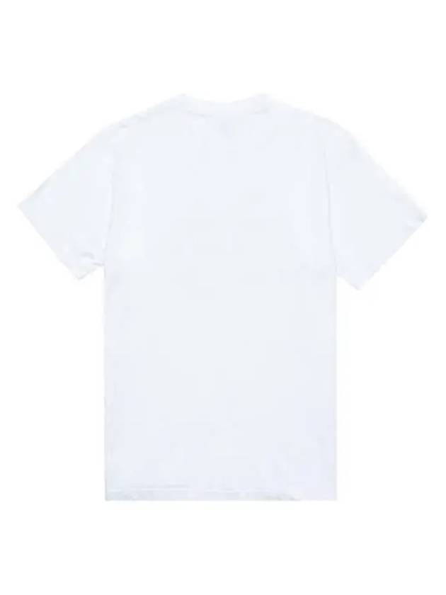 Logo Print Cotton Short Sleeve T-Shirt White - SPORTY & RICH - BALAAN 3