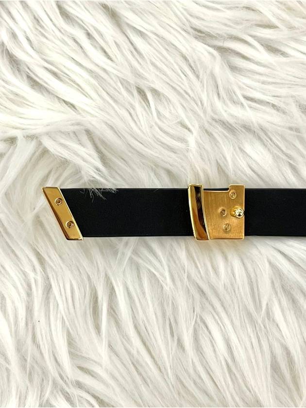 Women s LV Logo Couture Belt Black Condition A - LOUIS VUITTON - BALAAN 7