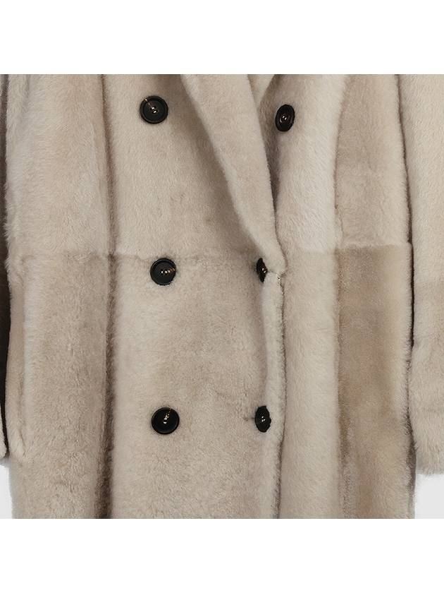 Reversible Shearing Coat Beige - BRUNELLO CUCINELLI - BALAAN 8