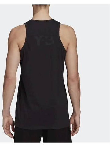 Y 3 Classic Offset Logo Tank Top - YOHJI YAMAMOTO - BALAAN 1