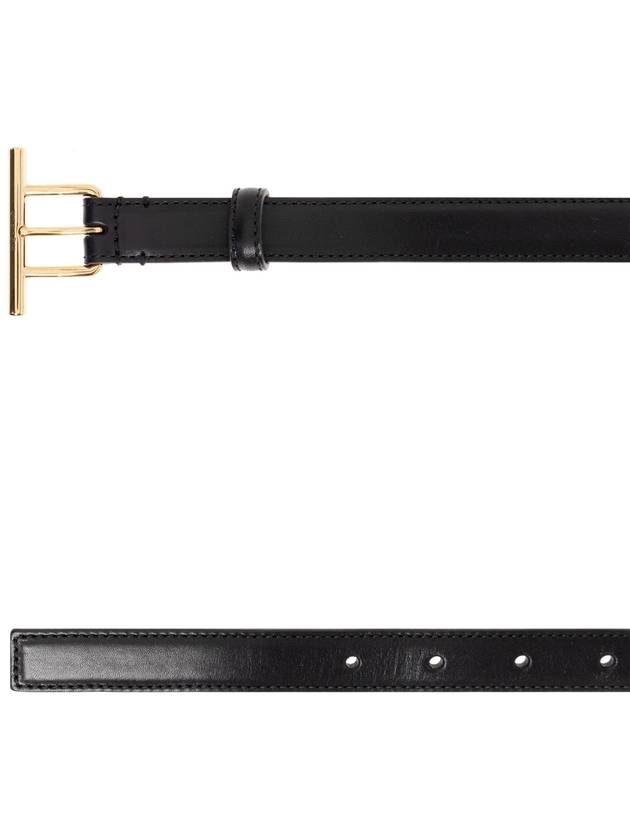 Alexander McQueen Leather Belt, Women's, Navy Blue - ALEXANDER MCQUEEN - BALAAN 4