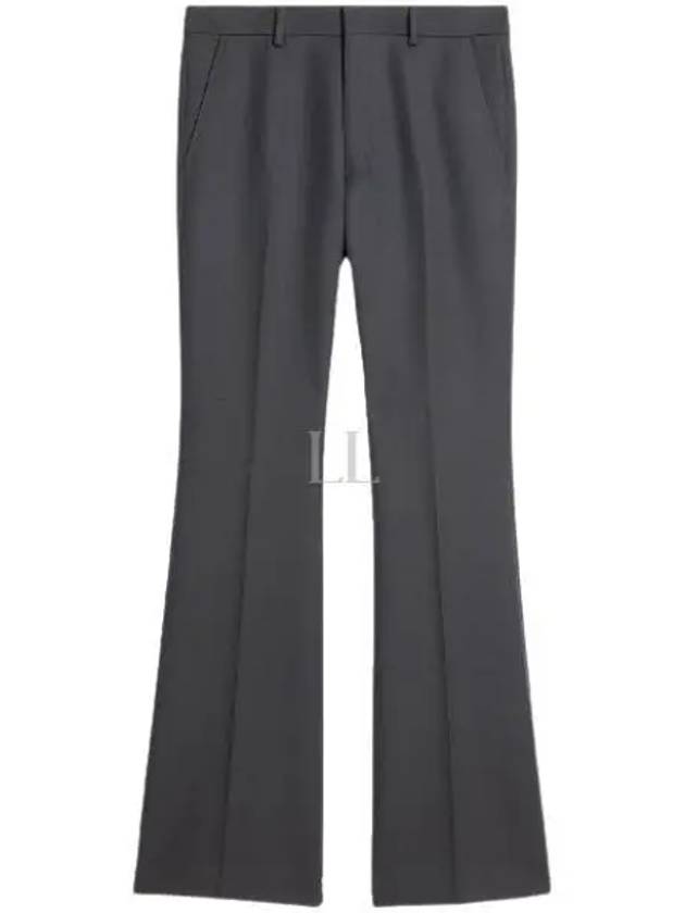 Flare Wool Bootcut Pants Grey - AMI - BALAAN 2