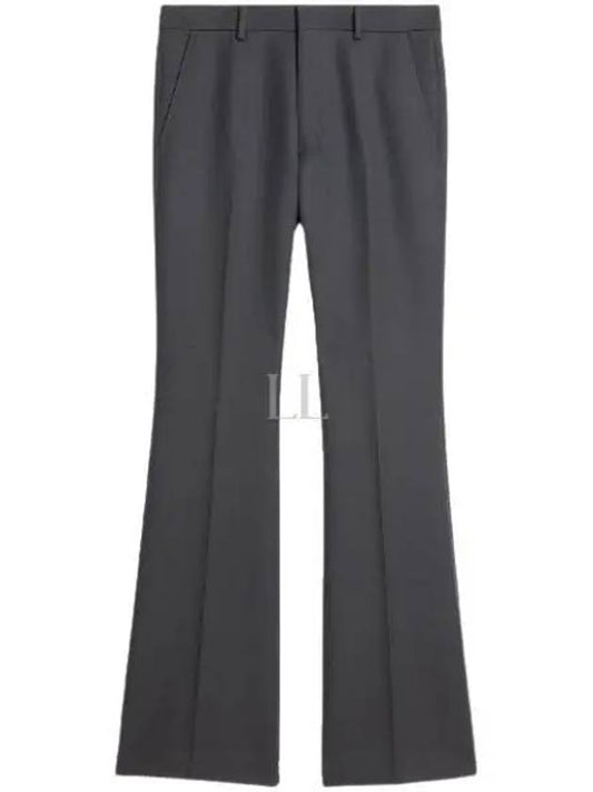 Flare Wool Bootcut Pants Grey - AMI - BALAAN 2